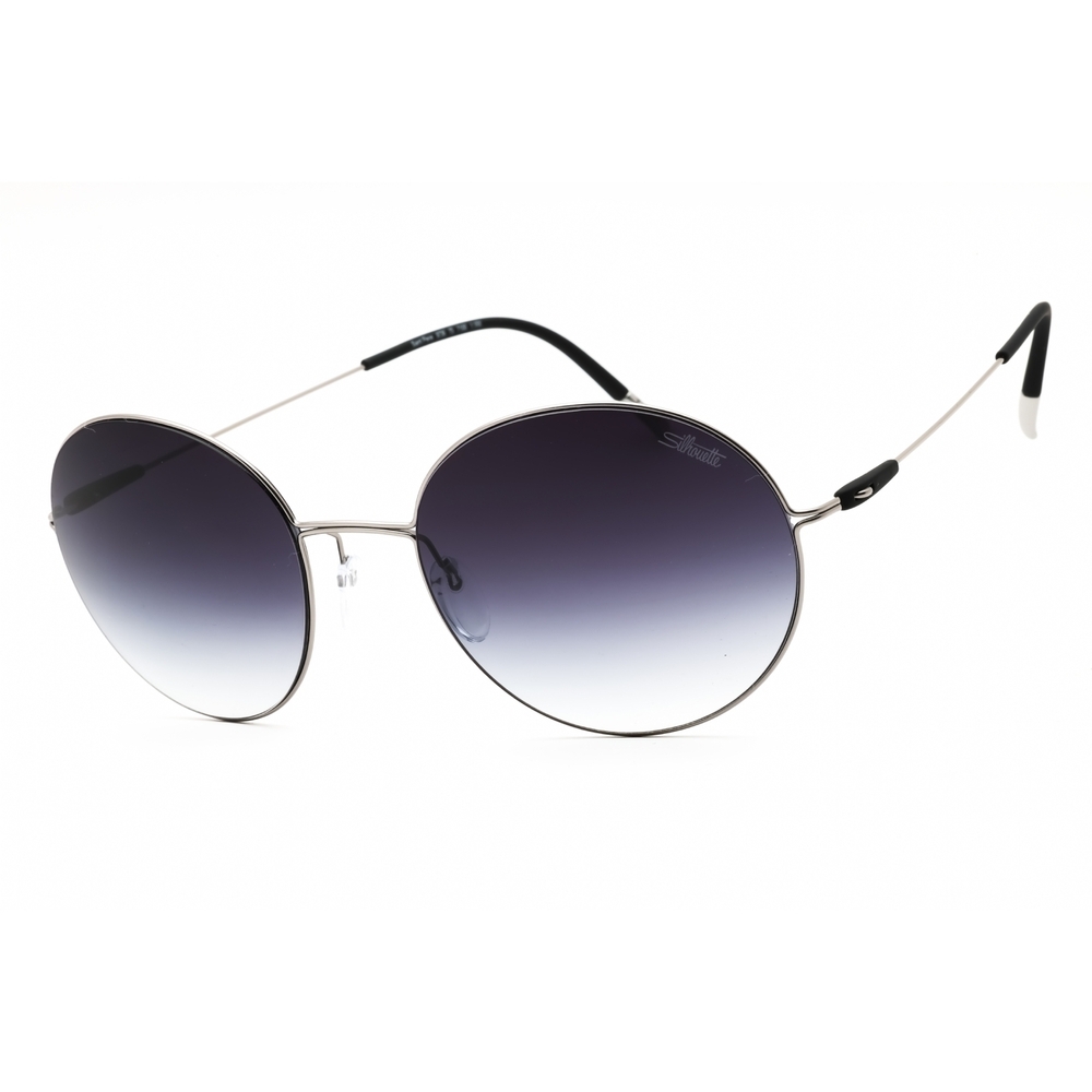 NWT Silhouette Sant Pere 8736/75 Titanium Round 52mm Sunglasses